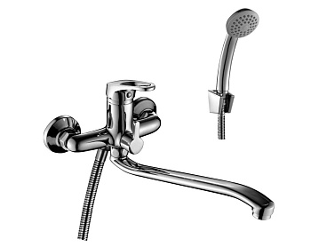 Смеситель одноруч. (35мм) B35-34 для ванны c S изливом 350 мм ROSSINKA